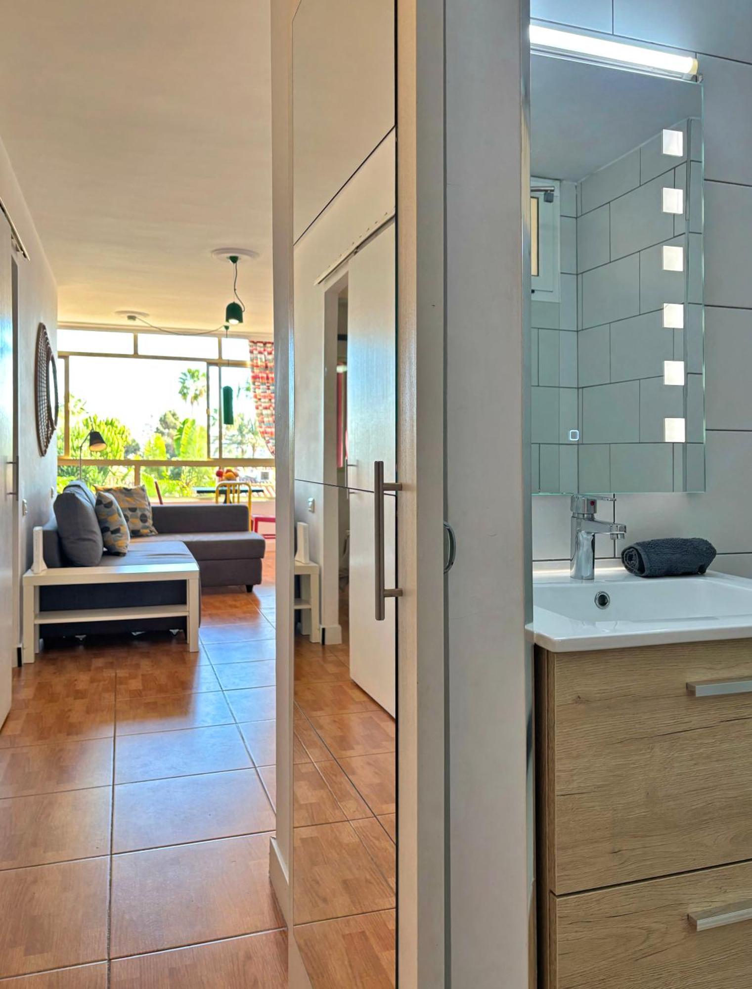Gemütliche Retro-Wohnung in Playa del Inglés San Bartolomé Esterno foto